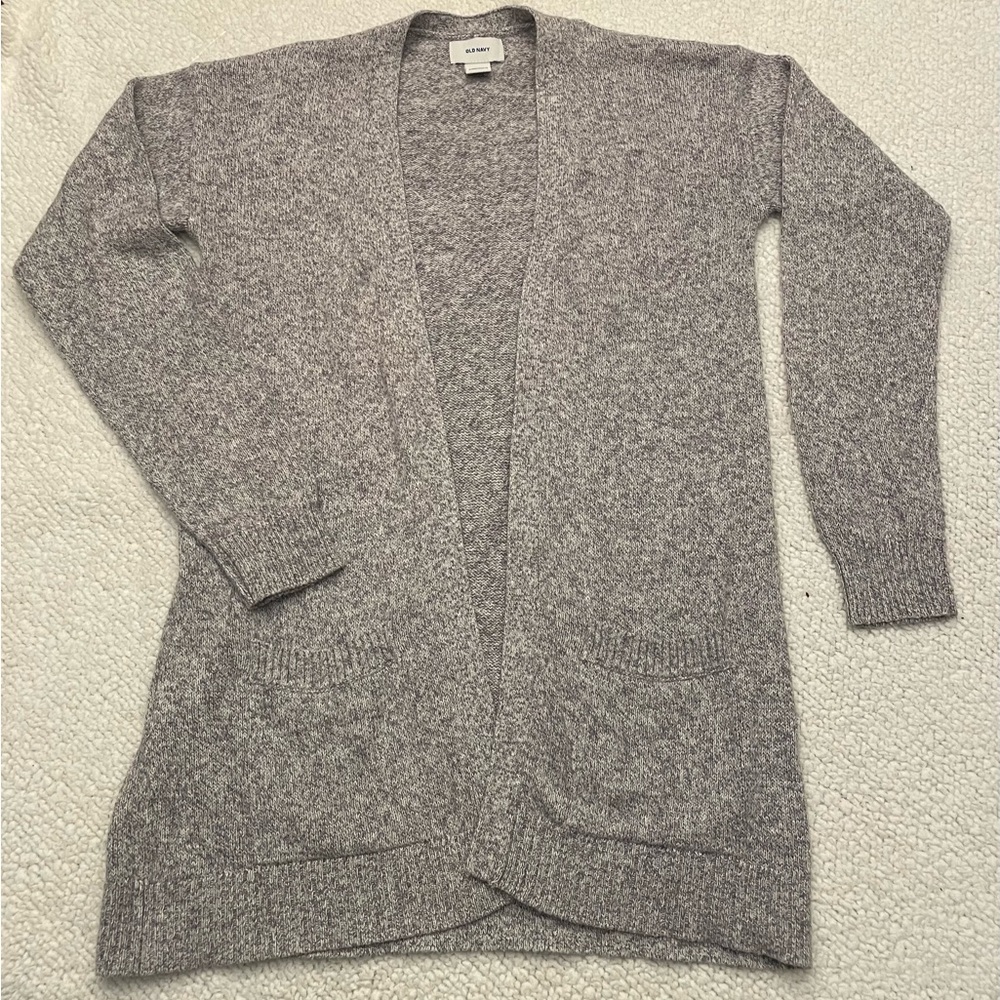 Girls Old Navy Gray Duster Sweater